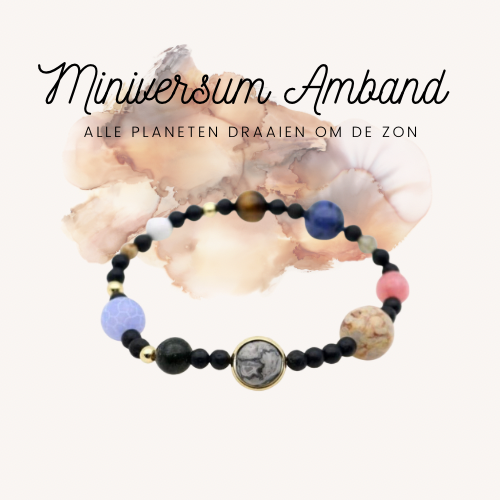 „MINIVERSUM” - armband gemaakt met natuursteen