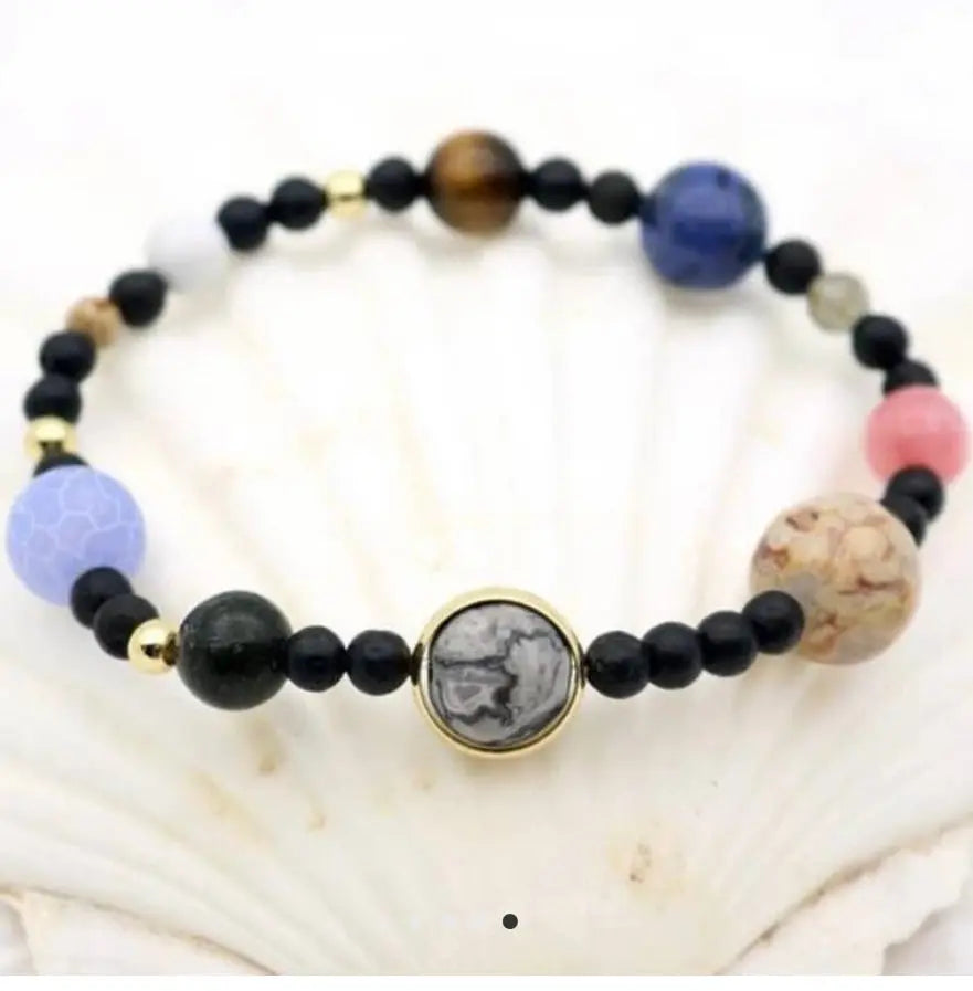 „MINIVERSUM” - armband gemaakt van natuursteen