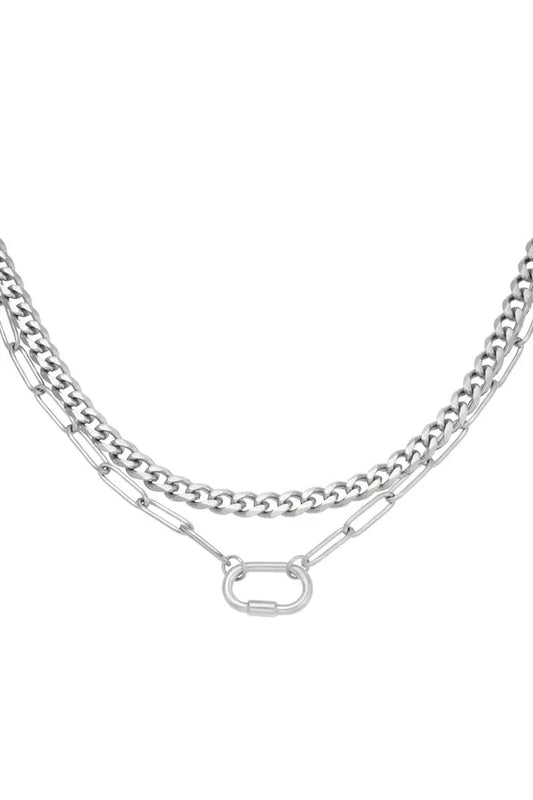 Ketting Chains Two In One Stainless Steel