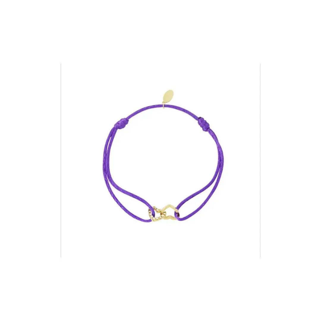 Satijnen love armband