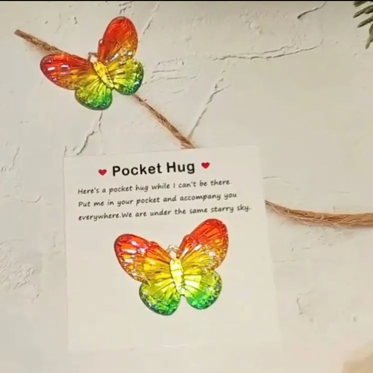 Vlinder pocket hug