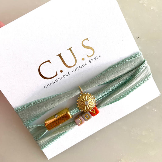 C.U.S. Wrap armbandje | mint