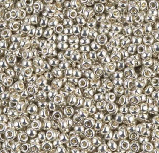 11-1051 | Miyuki rocailles seed beeds 11/0 galvanized silver | Glas kralen | Zilver | 11-1051