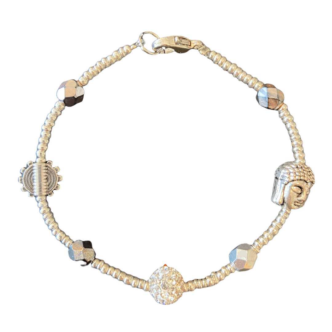 Armband “Buddha meets Swarovski Bracelet” - Beads and More