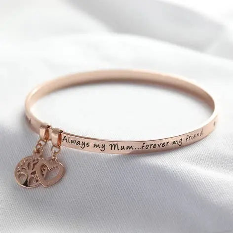 rose goud kleurige bangle