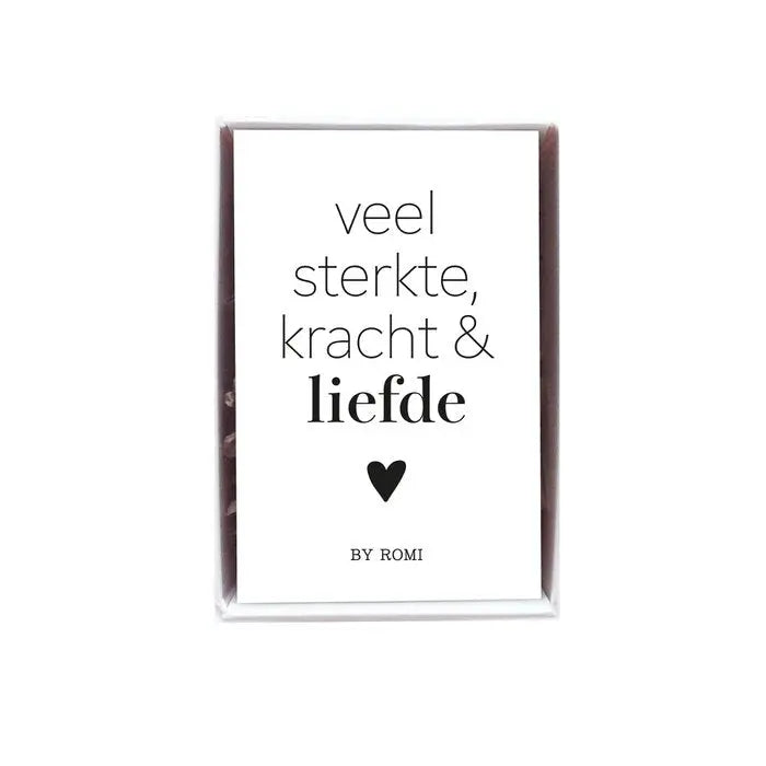 Troost doosje - Veel sterkte, kracht & liefde